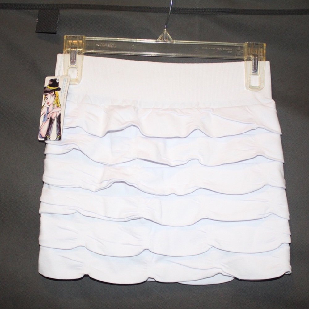 White Mini Skirt